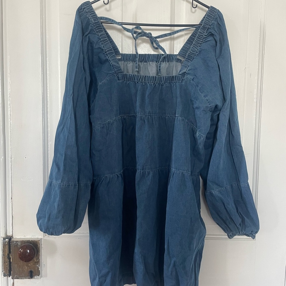 Blue Denim Women's Top